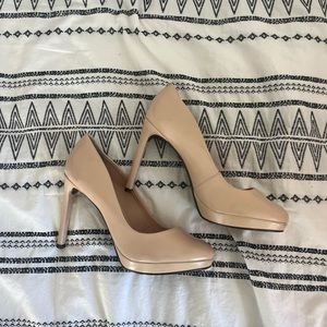 nude high heels